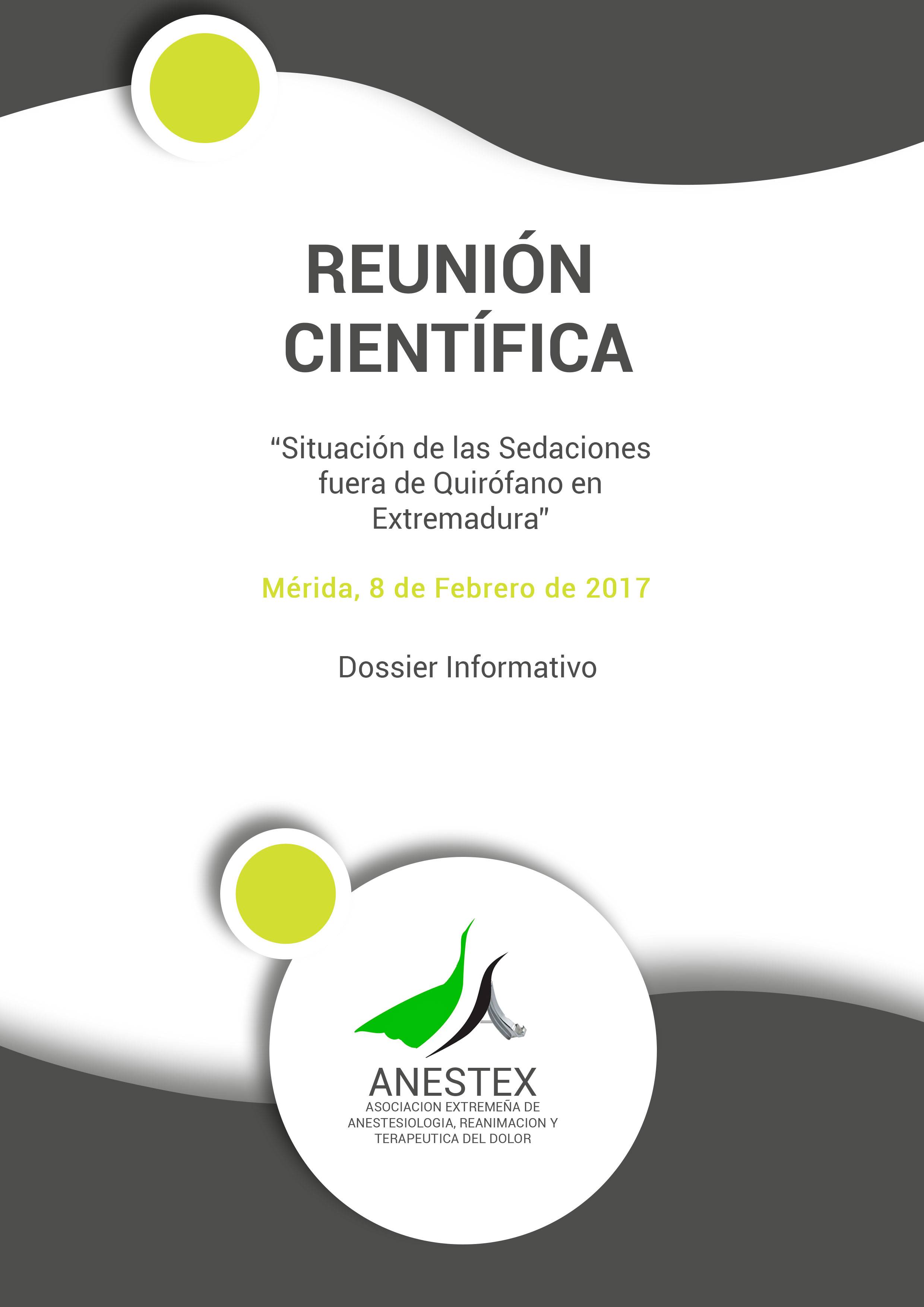 Dossier Informativo Reunión Científica ANESTEX