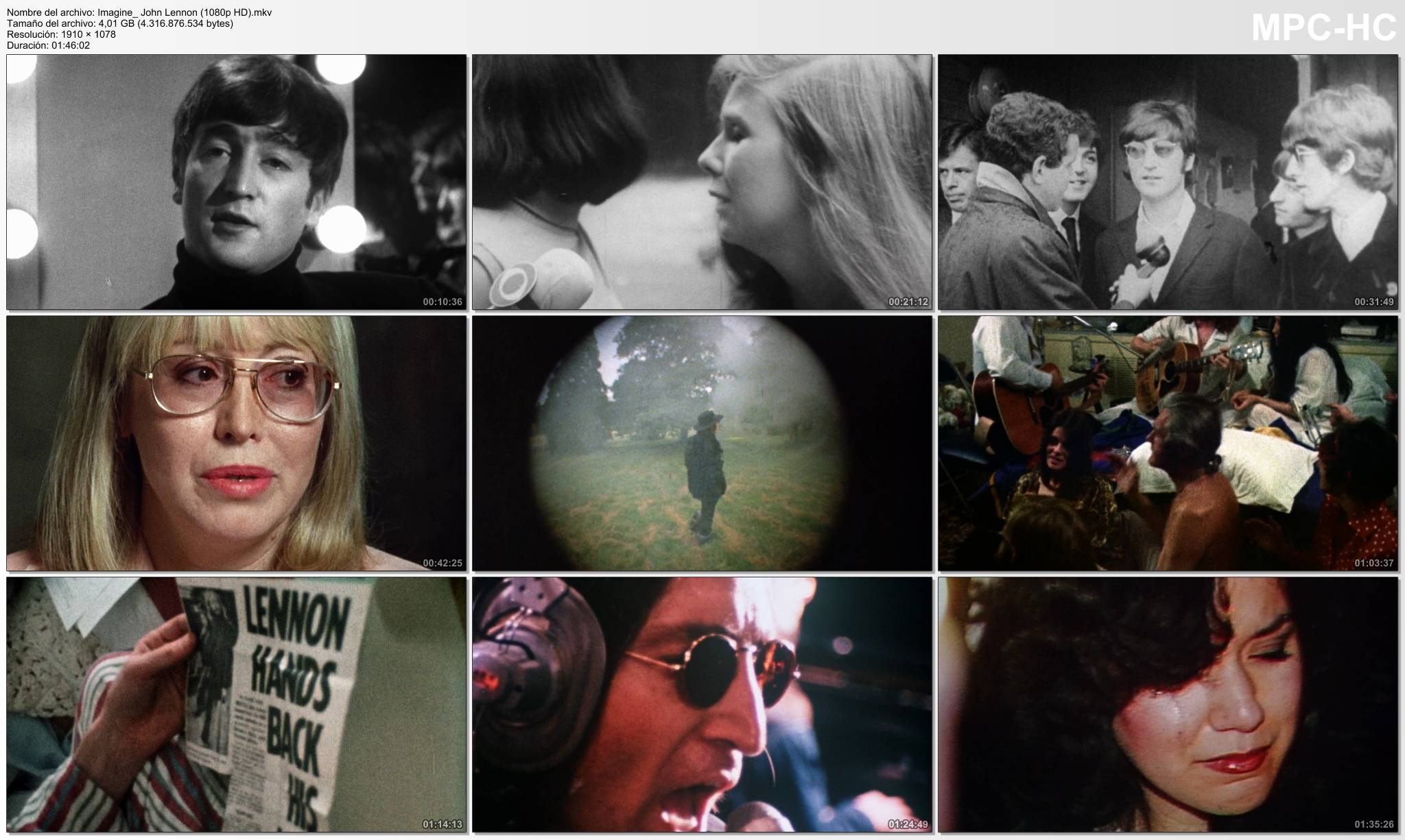 Imagine: John Lennon [Documental] [1080p] [1988]